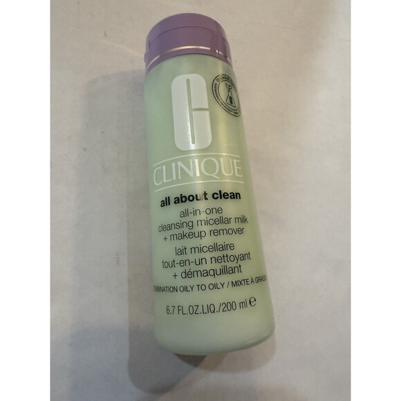 Clinique All About Clean All-In-One Cleansing Micellar Milk+Makeup Remover 6.7oz - Picture 3 of 4